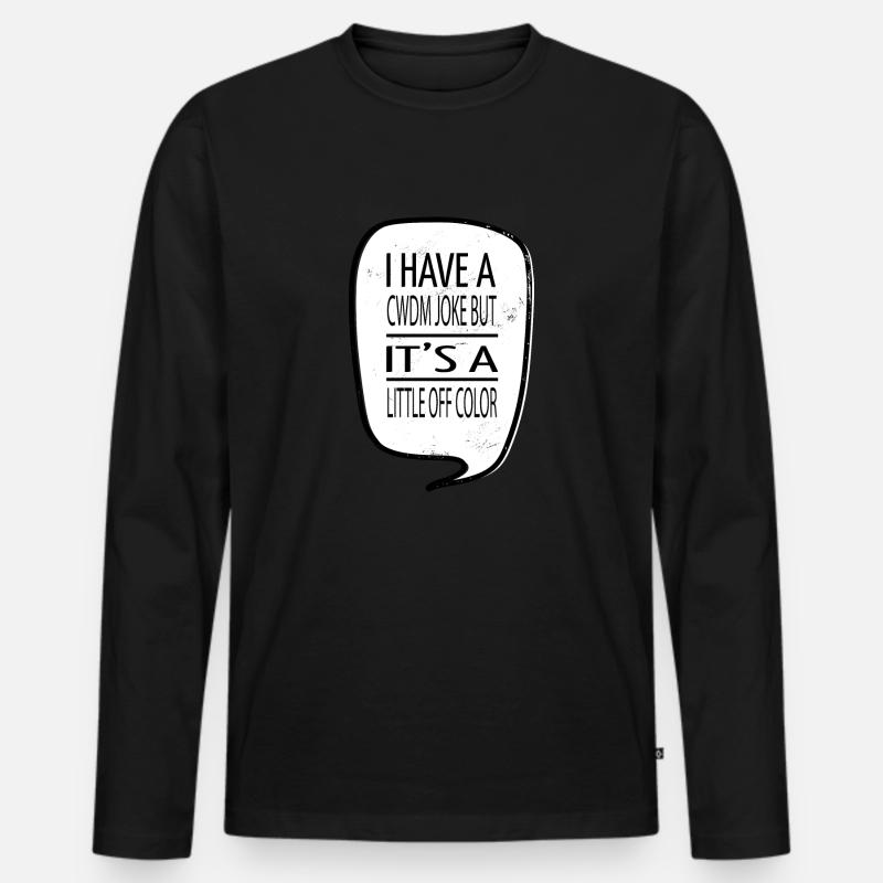 birthday geek hacking coding quote - Männer Premium Bio Langarmshirt - Schwarz
