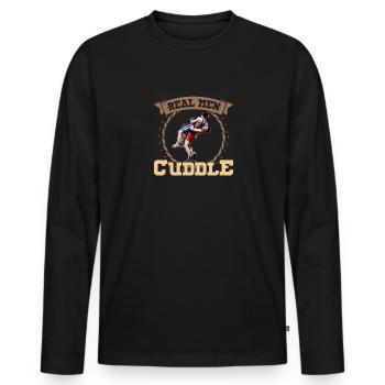 Wrestling Kampfkunst Wrestler Ringen Sport - Männer Premium Bio Langarmshirt - Schwarz - Vorne - Nico (187cm)