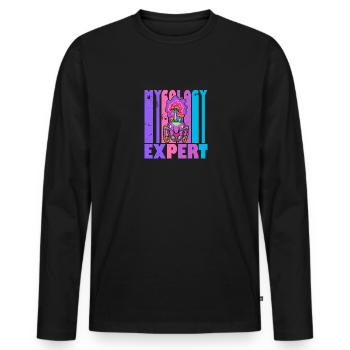 Mycology Mycology Mycology Ant Insect Zombie - Men's Premium Organic Long Sleeve Shirt - black - Front - Nico (187cm)