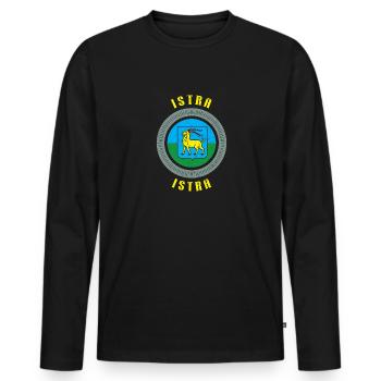Istria Mirma Pazin Slovenia Balkan Travel Holiday - Men's Premium Organic Long Sleeve Shirt - black - Front - Nico (187cm)