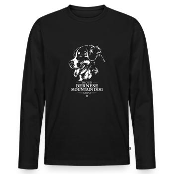Bouvier bernois Maman Hunde Hund Wilsigns - T-shirt manches longues Premium bio Homme - noir - Devant - Nico (187cm)