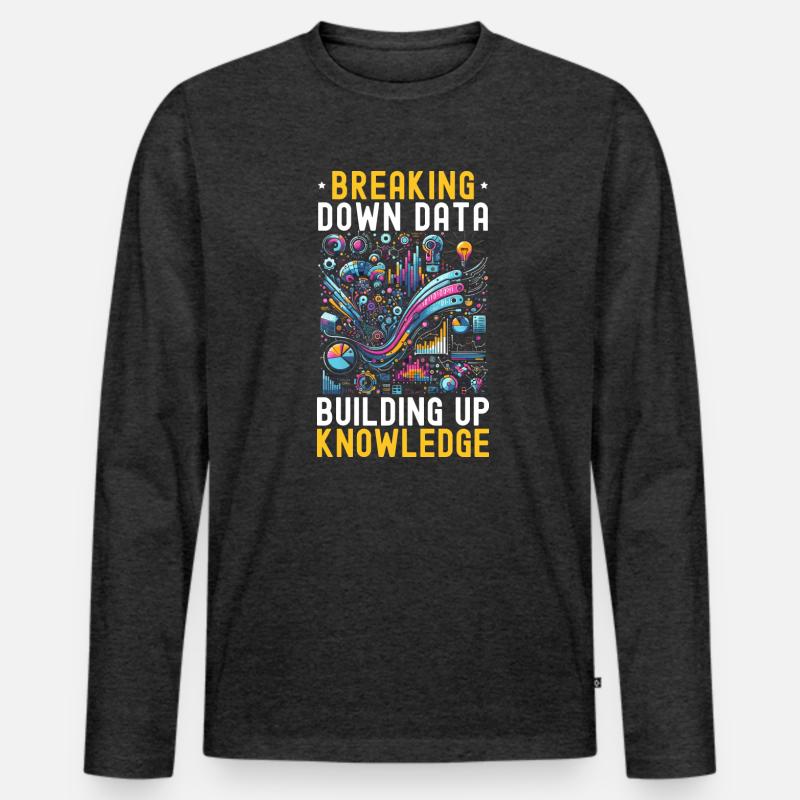 Data Science, Data Analysis, Machine Learning, Data Men's Premium Organic Long Sleeve Shirt