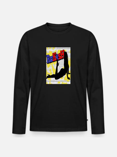 grand rakesh - T-shirt manches longues Premium bio Homme - noir