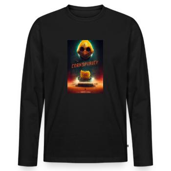 Film Poster Verschwörung Conspiracy - Men's Premium Organic Long Sleeve Shirt - black - Front - Nico (187cm)