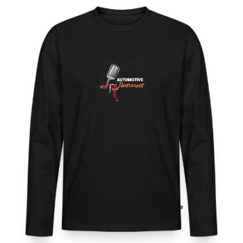 Automotive Paintologist - Männer Premium Bio Langarmshirt - Schwarz - Vorne - Nico (187cm)