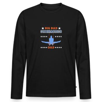 Gymnastics Gymnastics Gymnasts - Men's Premium Organic Long Sleeve Shirt - black - Front - Nico (187cm)