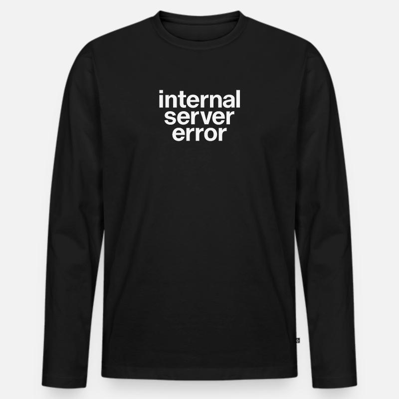 internal server error Men's Premium Organic Long Sleeve Shirt