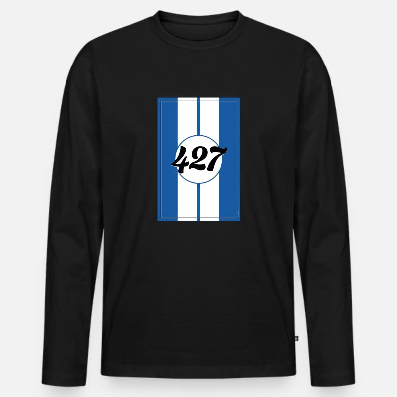 427 Racing Design - Männer Premium Bio Langarmshirt - Schwarz