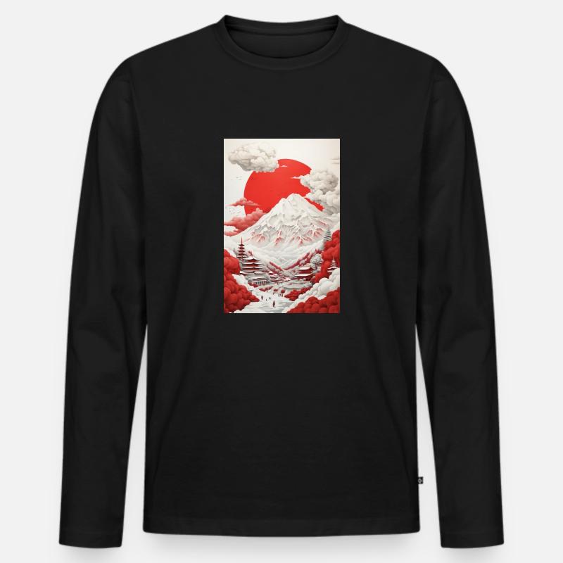 IMG 0176 - Männer Premium Bio Langarmshirt - Schwarz