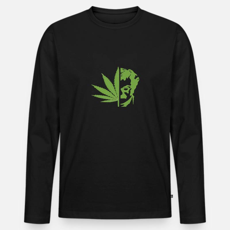 Pablo Escobar - Männer Premium Bio Langarmshirt - Schwarz