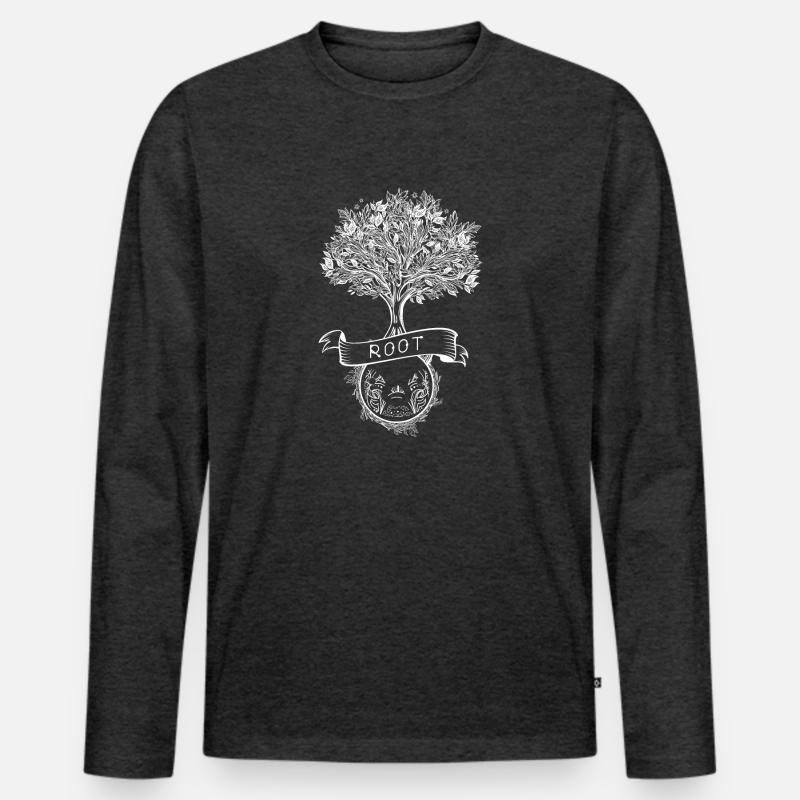 root user linux admin server Men's Premium Organic Long Sleeve Shirt