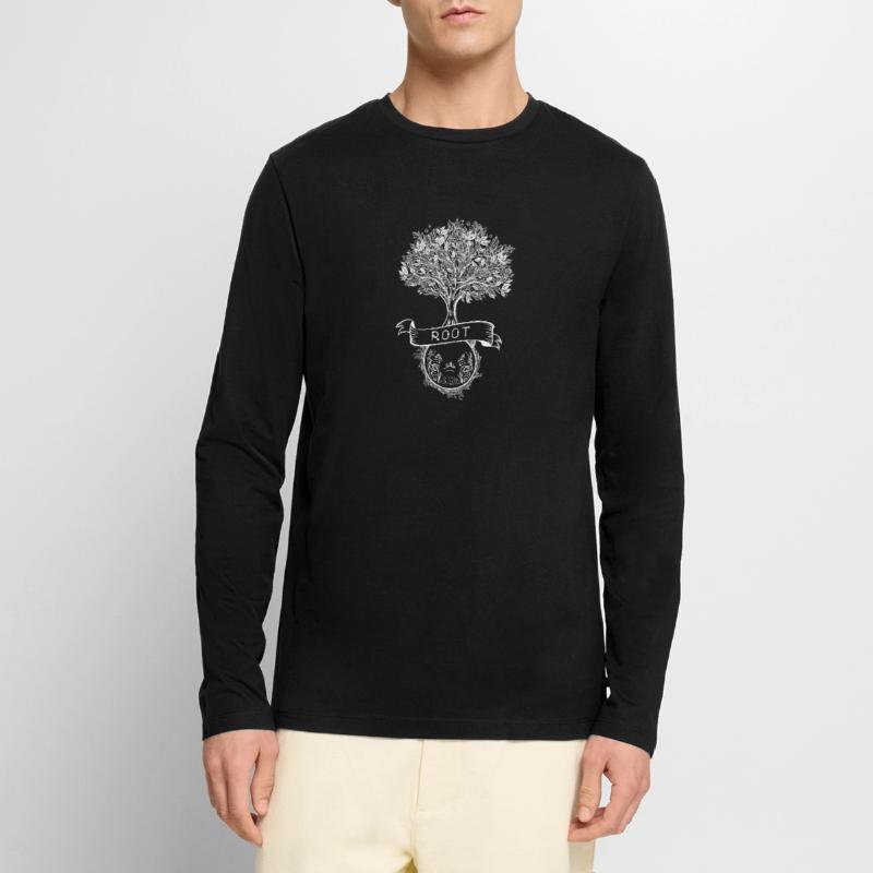 root user linux admin server Men's Premium Organic Long Sleeve Shirt