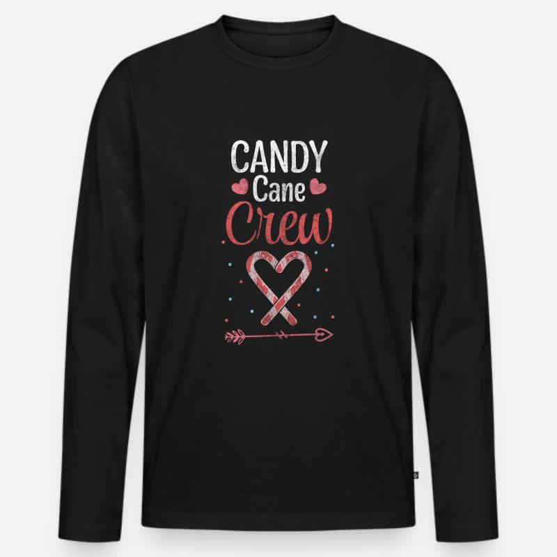 Süßigkeit Essen Leckermäulchen - Männer Premium Bio Langarmshirt - Schwarz