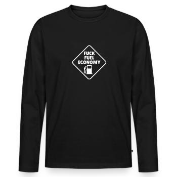 Fuel Economy Buchanka UAZ Niva Offroad Vehicle - Men's Premium Organic Long Sleeve Shirt - black - Front - Nico (187cm)