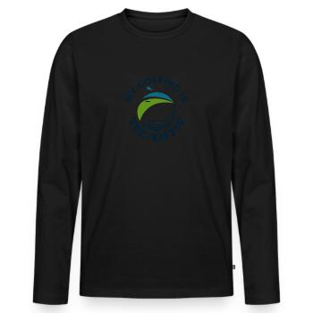 Golf Tee-Riffic Lover Funny Golfing - Men's Premium Organic Long Sleeve Shirt - black - Front - Nico (187cm)