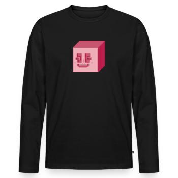 STABLE FPS - Men's Premium Organic Long Sleeve Shirt - black - Front - Nico (187cm)