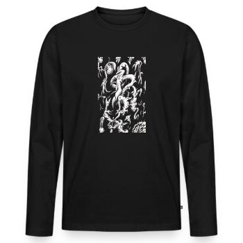 Airbourne Fauna - Männer Premium Bio Langarmshirt - Schwarz - Vorne - Nico (187cm)