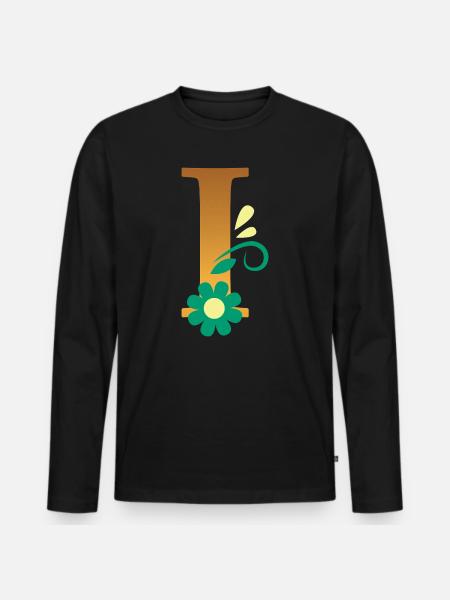 I - T-shirt manches longues Premium bio Homme - noir