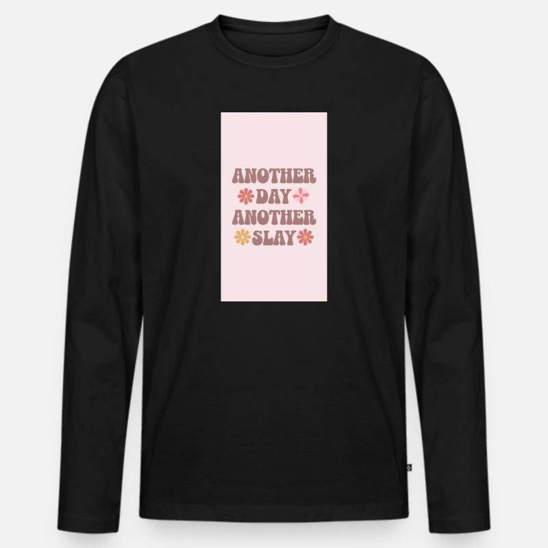 83FC9E1B3B012827956D3318E19E2782 - Männer Premium Bio Langarmshirt - Schwarz