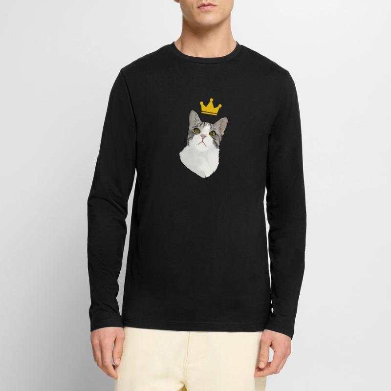 King Mörf Männer Premium Bio Langarmshirt