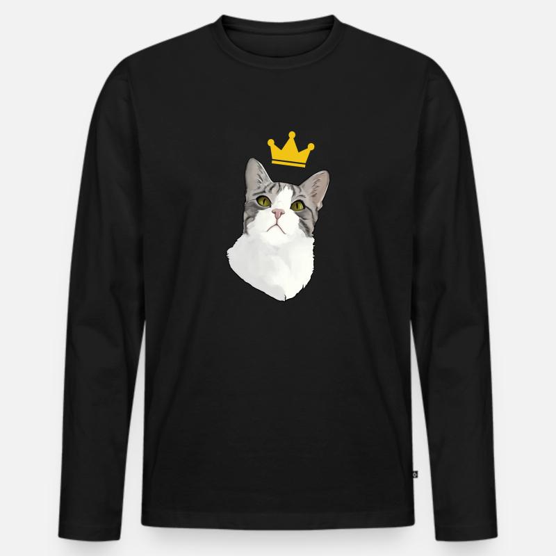 King Mortar - Men's Premium Organic Long Sleeve Shirt - black