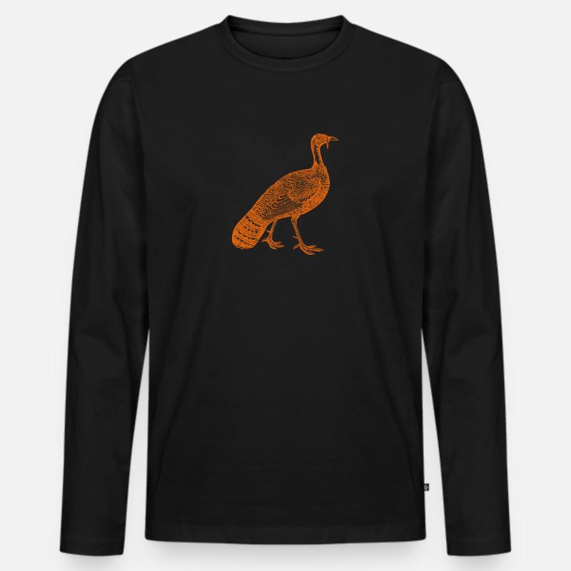 YUBO4 - Männer Premium Bio Langarmshirt - Schwarz
