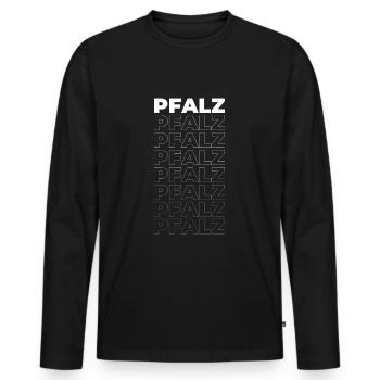 Palatinate - Men's Premium Organic Long Sleeve Shirt - black - Front - Nico (187cm)