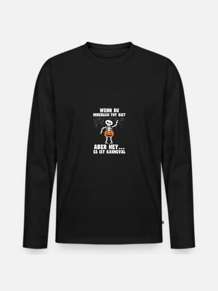 Carnival Costume Carnival - Men's Premium Organic Long Sleeve Shirt - black