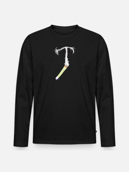 Dormis v2.00Cami - Männer Premium Bio Langarmshirt - Schwarz