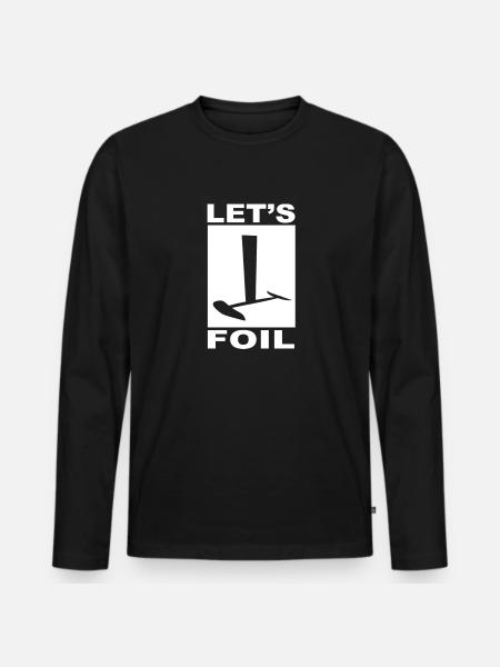 LET S FOIL ! - T-shirt manches longues Premium bio Homme - noir