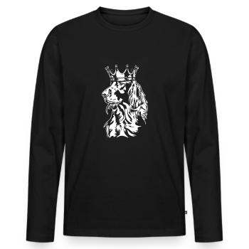 Setter irlandais Crown Dogs Dog Hunting Dog Wilsigns - T-shirt manches longues Premium bio Homme - noir - Devant - Nico (187cm)