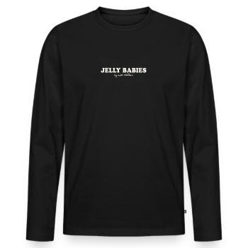 JELLY BABIES : MA DOUCE RÉBELLION - T-shirt manches longues Premium bio Homme - noir - Devant - Nico (187cm)