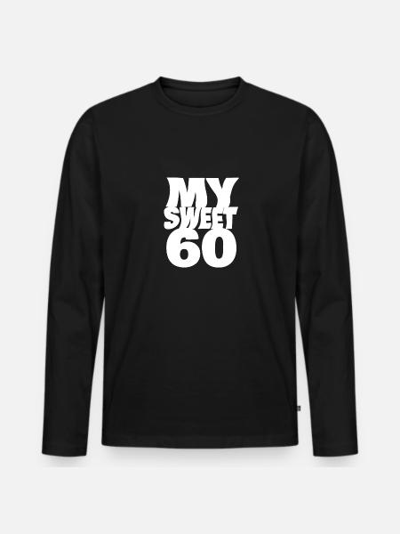 Doux 60 - T-shirt manches longues Premium bio Homme - noir