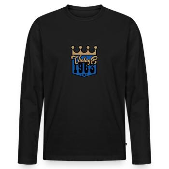 Millésime 1963 - T-shirt manches longues Premium bio Homme - noir - Devant - Nico (187cm)