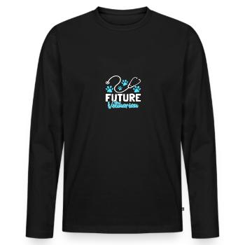 Future Vetinarian Für Männer Frauen - Männer Premium Bio Langarmshirt - Schwarz - Vorne - Nico (187cm)