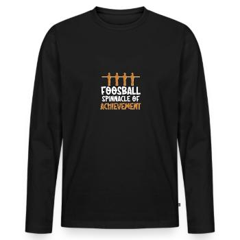 Baby-foot Spinnacle Of Achievement Baby-foot - T-shirt manches longues Premium bio Homme - noir - Devant - Nico (187cm)