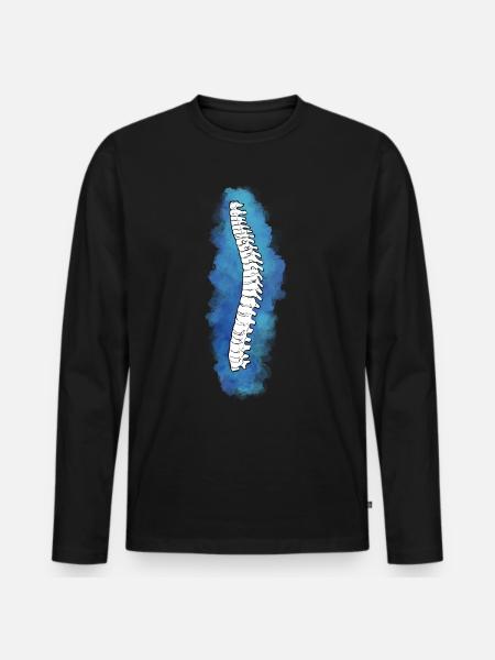 Physiotherapist Chiropractor Physiotherapy - Men's Premium Organic Long Sleeve Shirt - black