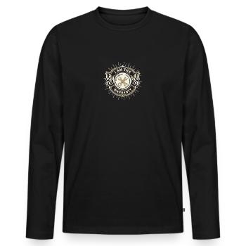 Mechanic I am The Warranty - Männer Premium Bio Langarmshirt - Schwarz - Vorne - Nico (187cm)
