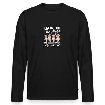 Poupée Collectionneur Plangonologue Poupée Jouets Poupée Propriétaire - T-shirt manches longues Premium bio Homme - noir - Devant - Nico (187cm)