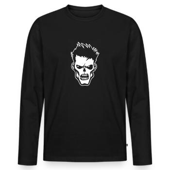 Zombie Undead Halloween Horror - Men's Premium Organic Long Sleeve Shirt - black - Front - Nico (187cm)