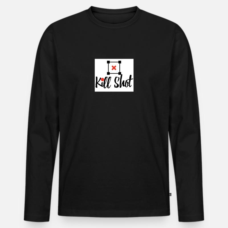 Tuer le coup - T-shirt manches longues Premium bio Homme - noir
