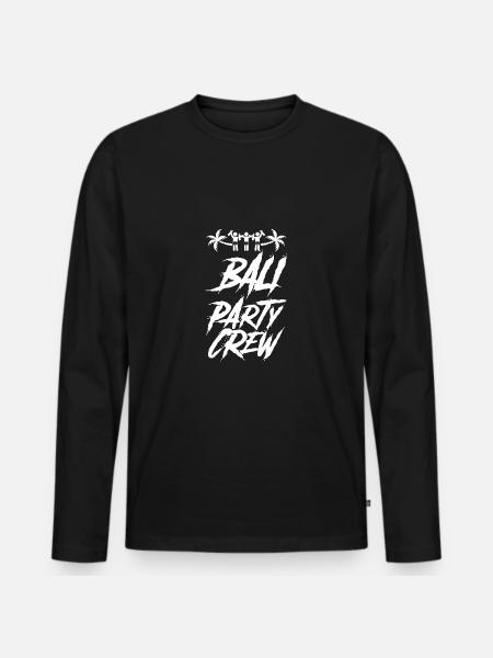 Bali Party Crew Vacation - Men's Premium Organic Long Sleeve Shirt - black