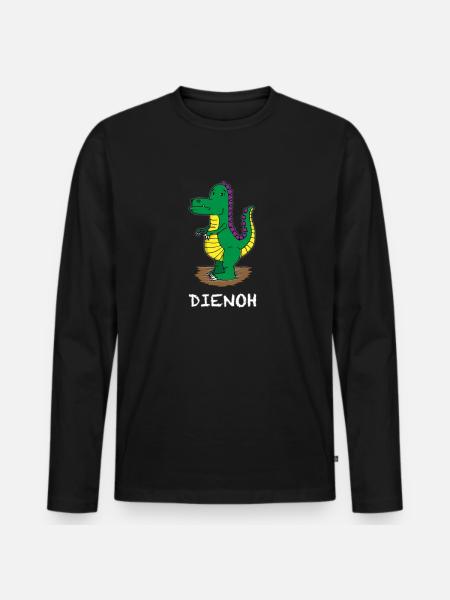 Dienoh - Men's Premium Organic Long Sleeve Shirt - black
