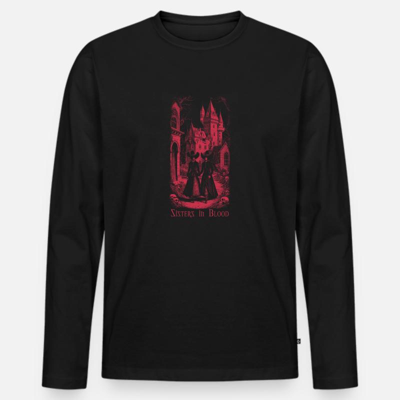 The Evil Sisters 2024 02 - Männer Premium Bio Langarmshirt - Schwarz