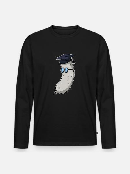 Weißwurst - Men's Premium Organic Long Sleeve Shirt - black