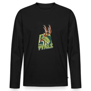 Myth Palatinate Palz Palatinate dialect Palatine - Men's Premium Organic Long Sleeve Shirt - black - Front - Nico (187cm)