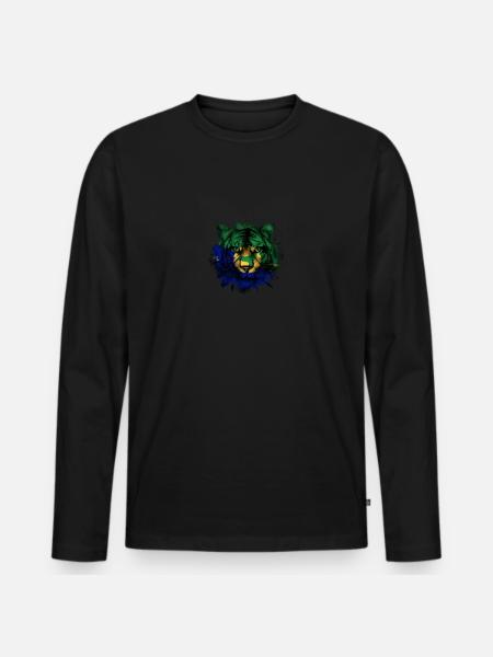 Christmas Island - Men's Premium Organic Long Sleeve Shirt - black