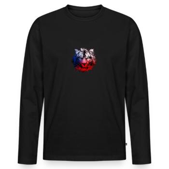 Tschechische Republik - Männer Premium Bio Langarmshirt - Schwarz - Vorne - Nico (187cm)
