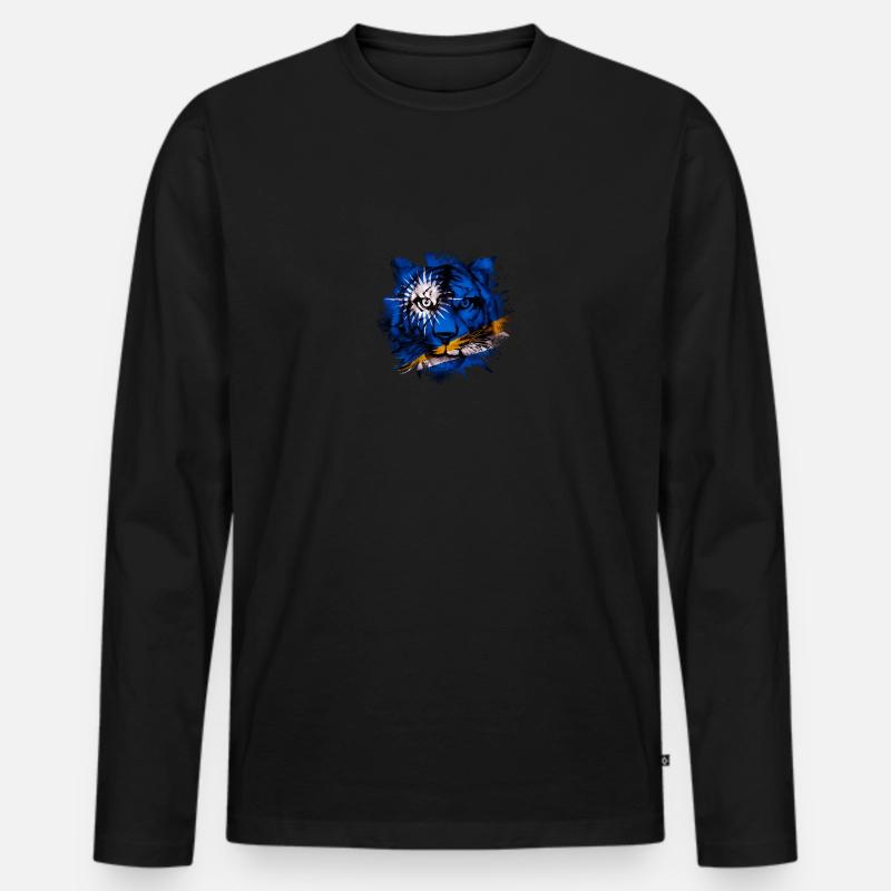 Marshallinseln - Männer Premium Bio Langarmshirt - Schwarz