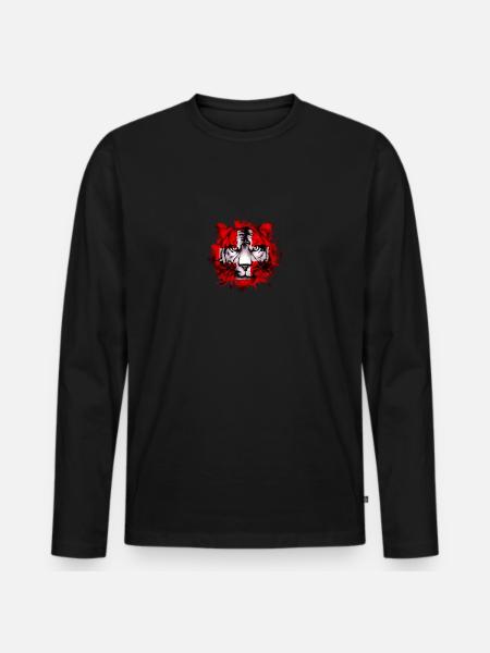 Suisse - T-shirt manches longues Premium bio Homme - noir